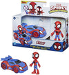 Hasbro Spidey e i Suoi Fantastici Amici - Spidey e Web-Crawler, action figure e veicolo, per bambini dai 3 anni in su