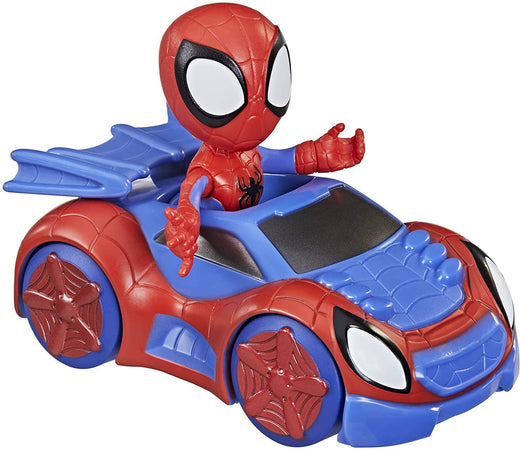Hasbro Spidey e i Suoi Fantastici Amici - Spidey e Web-Crawler, action figure e veicolo, per bambini dai 3 anni in su