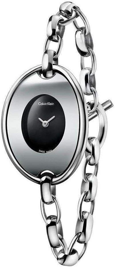 Calvin Klein Orologio Analogico Quarzo Donna con Cinturino in Acciaio Inox K3H2M121