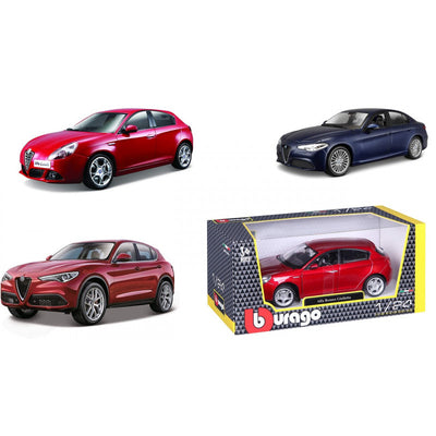 Bburago Collezione Auto Alfa Romeo Replica Scala 1:24 Assortito