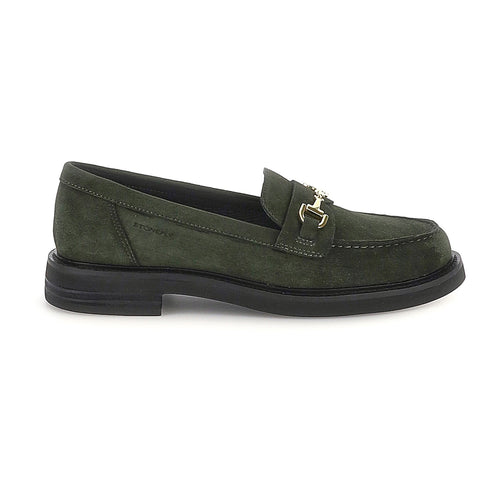 Stonefly mocassini donna Celine 5 scamosciato green 223049