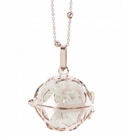 BOCCADAMO - Collana con batuffolo da profumare rosso