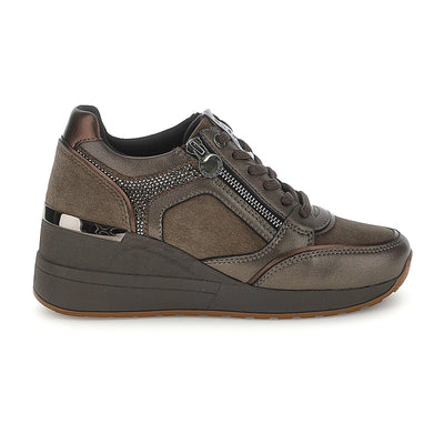 Stonefly sneakers donna Mina 1 pelle e camoscio gray 223104