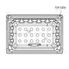 Assieme cestello braciere per stufe a pellet BRA_145X100