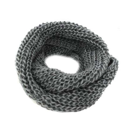 Sciarpa ad anello donna Basile tinta unita 394 grigio