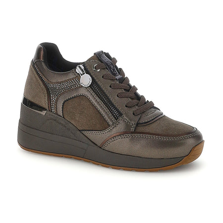 Stonefly sneakers donna Mina 1 pelle e camoscio gray 223104