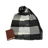 Set Sciarpa uomo e agendina Basile 741 nero