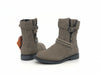 GRUNLAND Stivaletto bambina Nive taupe scuro