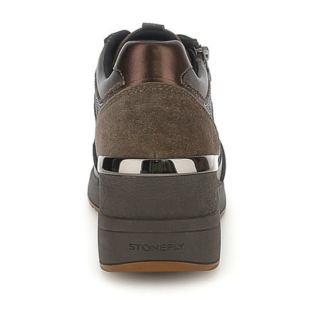 Stonefly sneakers donna Mina 1 pelle e camoscio gray 223104