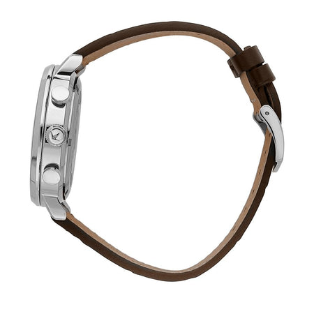 Orologio LUCIEN ROCHAT uomo GarCon cronografo pelle marrone