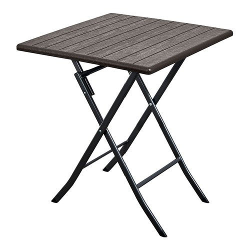 Tavolo da esterno Amicasa SAK62 Marrone scuro