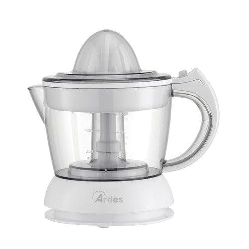 Ardes ARSPRE02 spremiagrumi elettrico 0,75 L 25 W Trasparente, Bianco - (Ardes ARSPRE02 spremiagrumi elettrico 0,75 L 25 W Trasp