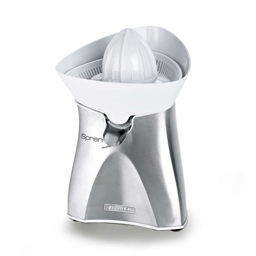 Ariete 407 Spremì Metal - Spremiagrumi elettrico - movimento rotatorio alternato - doppio cono - 60 Watt - Argento - (Ariete 040