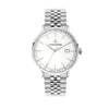 Orologio LUCIEN ROCHAT uomo GarCon data acciaio / bianco