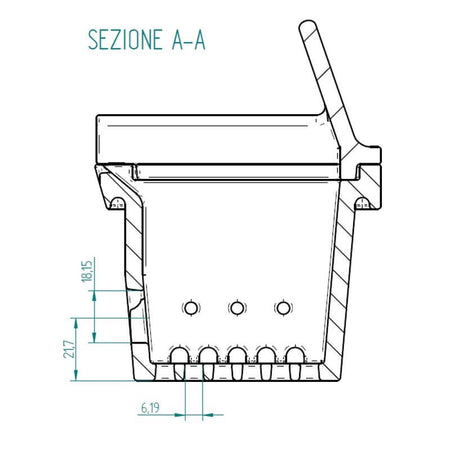 Assieme cestello braciere per stufe a pellet BRA_118X99