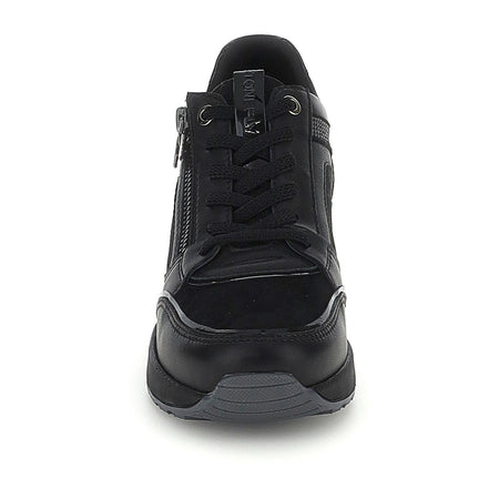 Stonefly sneakers donna Mina 1 in pelle e camoscio black 223233