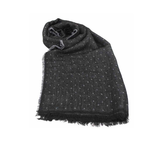 Sciarpa uomo Basile Line jaquard 864 nero