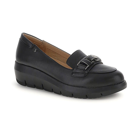 Stonefly mocassini donna Plume 37 in pelle nero 222328
