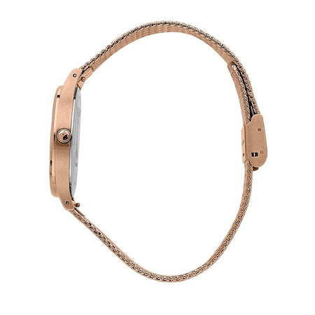 Orologio TRUSSARDI donna T-star oro rosa mesh / bianco