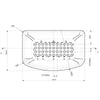 Assieme cestello braciere per stufe a pellet 66141