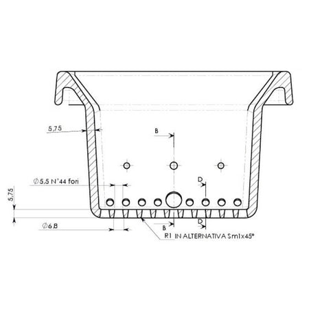 Assieme cestello braciere per stufe a pellet 66141