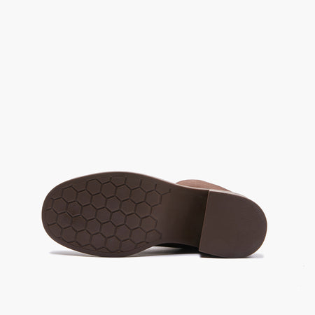 Emanuelle Vee stivali donna Anita scamosciato brown 818-15