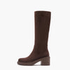 Emanuelle Vee stivali donna Anita scamosciato brown 818-15