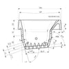 Assieme cestello braciere per stufe a pellet 001N