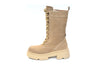Emanuelle Vee anfibi donna Hero scamosciato beige 809-12