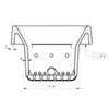 Assieme cestello braciere per stufe a pellet 001N