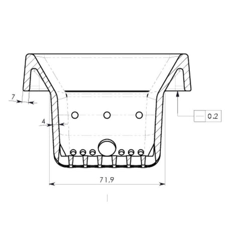 Assieme cestello braciere per stufe a pellet 001N
