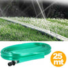 Tubo Piatto Microforato 25Mt Irrigazione Giardino Piante Esterno con Connettore