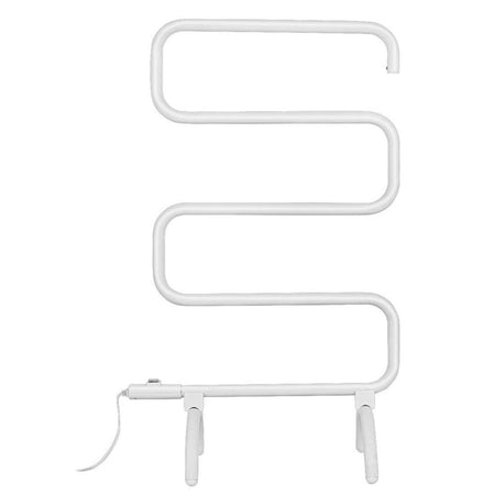 Scaldasalviette Termoarredo Elettrico 2in1 Asciugabiancheria 4 Elementi Bianco