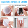 Set 6 Faretti Led Wireless Adesivi con 2Telecomandi Cambio Colore e Dimmerabile