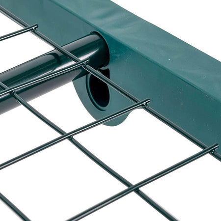 Serra da Giardino in Metallo e PVC 49x69 H 125cm Verde 3 Ripiani Trasparente