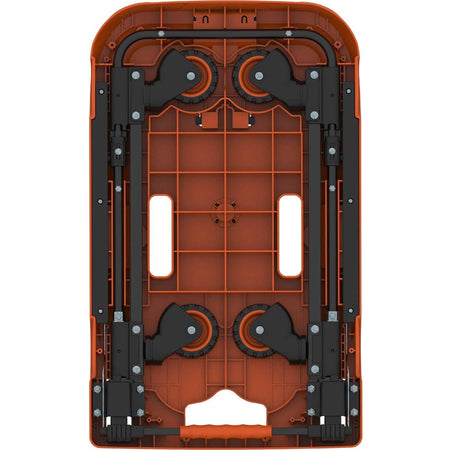 Carrello Piattaforma Pieghevole per Trasporto Portata 90kg Manico Regolabile