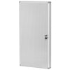 Armadietto Portachiavi a Parete Alluminio 120 Alloggi 39x6x75 cm con Serratura