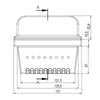 Assieme cestello braciere per stufe a pellet BRA_151X125