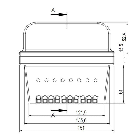 Assieme cestello braciere per stufe a pellet BRA_151X125