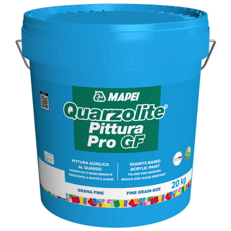 Quarzolite Pittura PRO Mapei GF/GG antimuffa per esterni kg.20 Bianca
