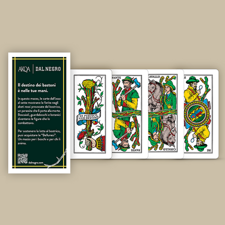 Le Bellunesi Akqa Dal Negro carte da gioco