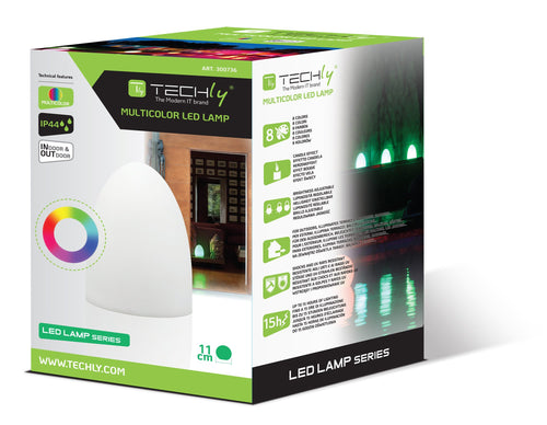 Lampada LED Multicolore di forma Ovale
