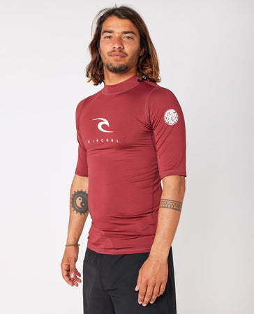 Lycra Rip Curl Corps Short Sleeve UV