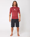 Lycra Rip Curl Corps Short Sleeve UV