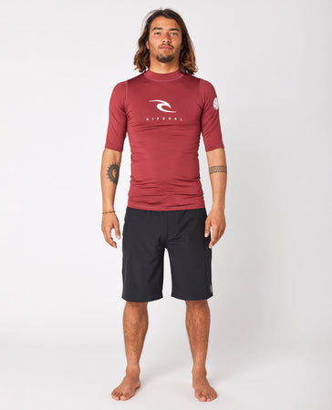 Lycra Rip Curl Corps Short Sleeve UV
