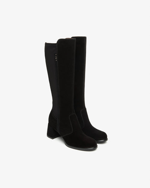 Nero Giardini stivali donna in suede nero I514312D100
