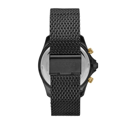 Orologio SECTOR uomo 650 cronografo acciaio mesh nero