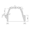 Assieme cestello braciere per stufe a pellet BRA_165X106