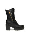 Nero Giardini anfibi donna in pelle nero I514881D100