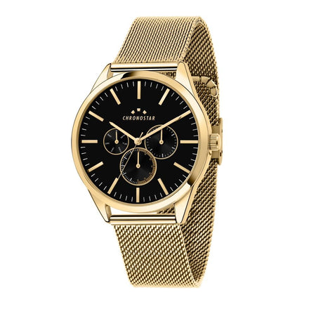 Orologio CHRONOSTAR uomo Classique multi dorato / nero